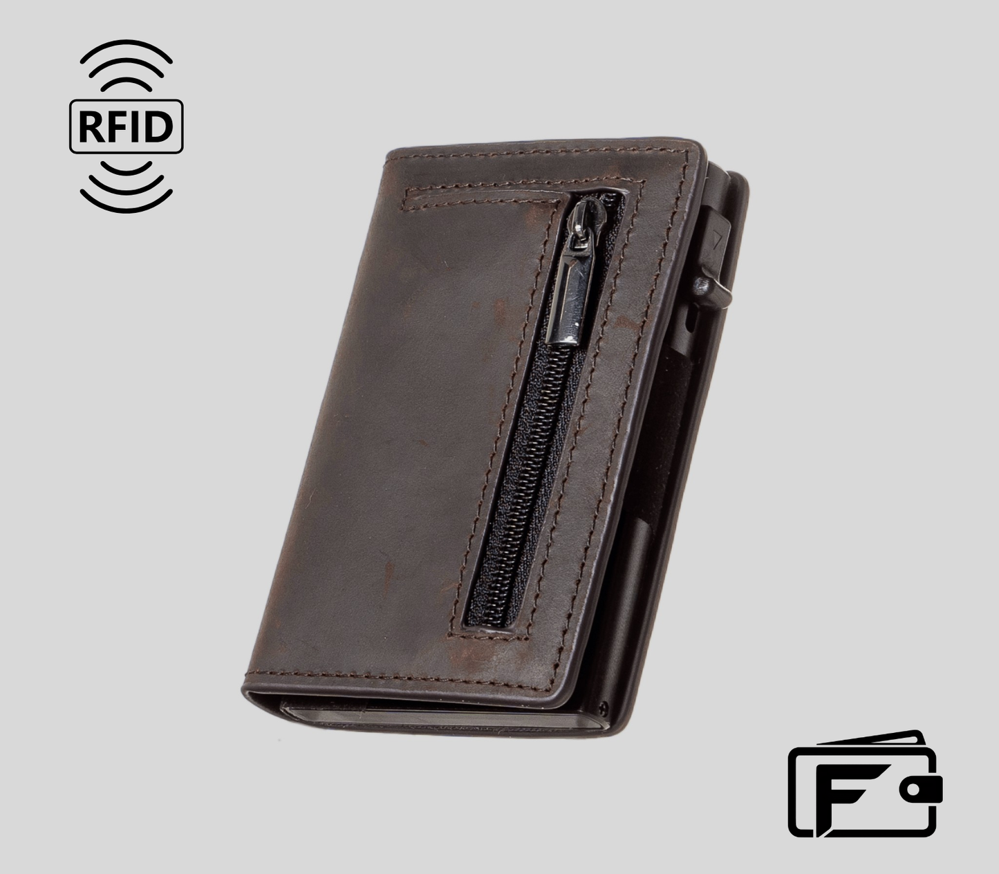 Skórzany Premium Portfel Frame