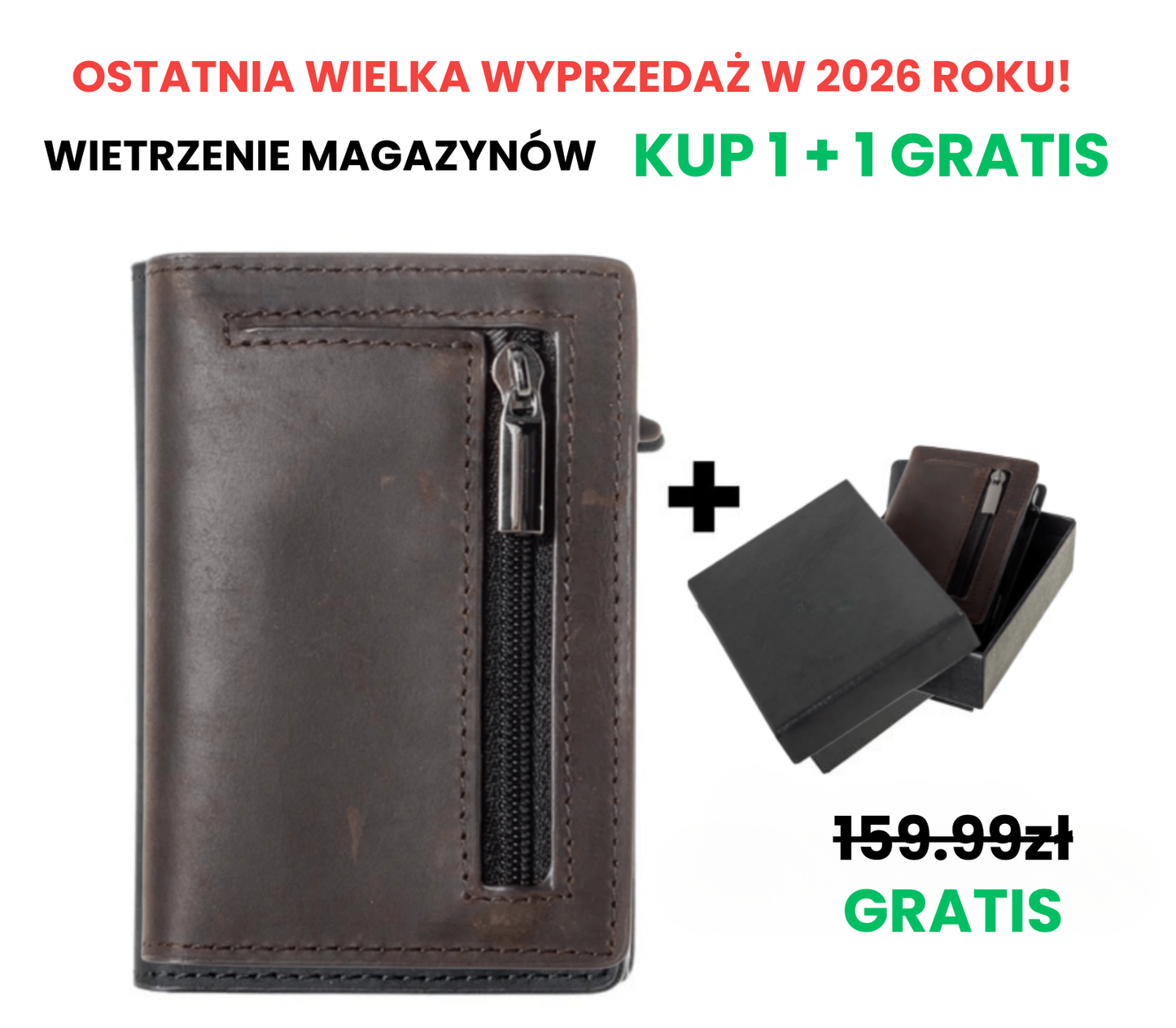 Skórzany Premium Portfel Frame