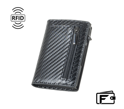 Premium portfel Frame karbonowy z zabezpieczeniem przed kradzieżą danych karty